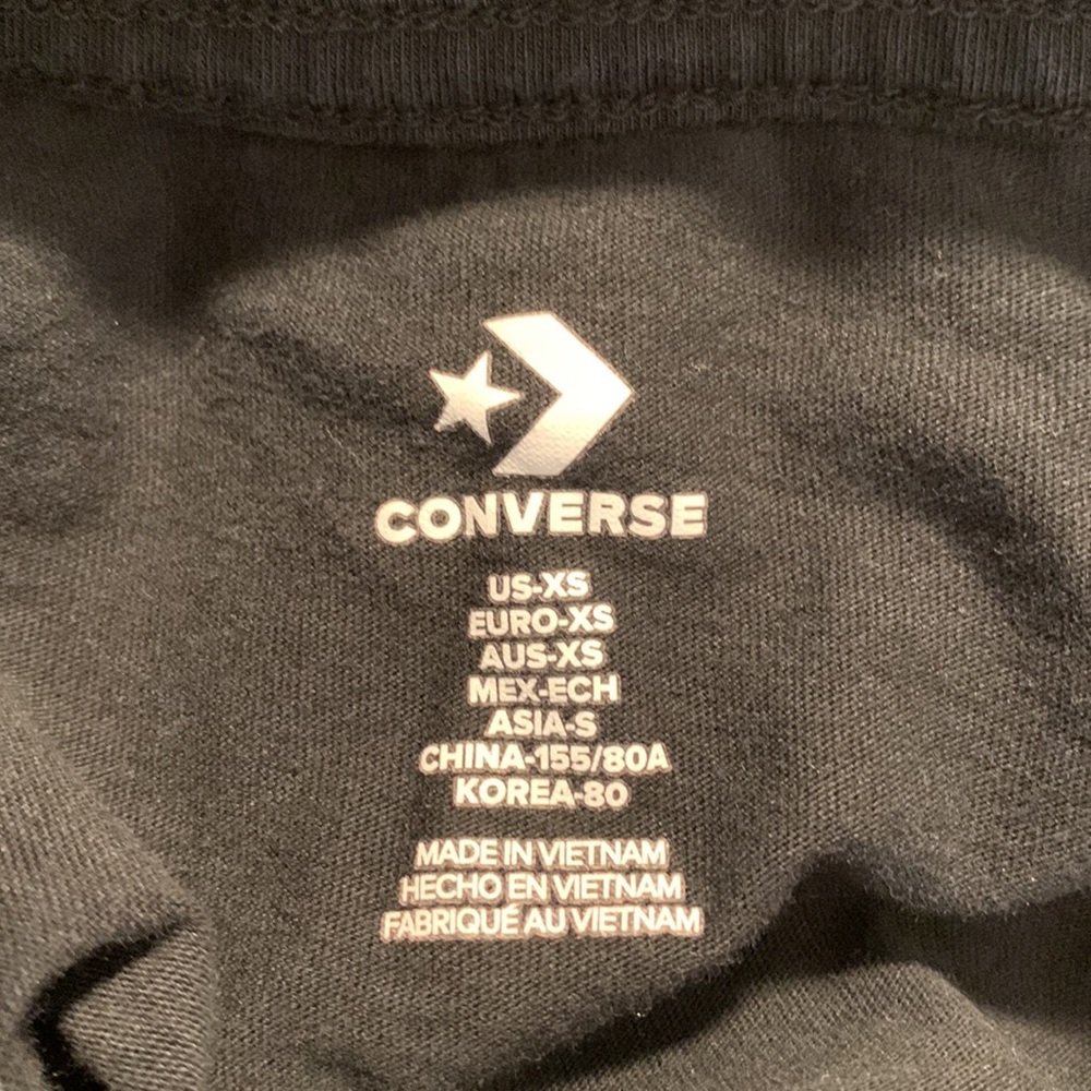 Converse Women’s Short Sleeve Tee Sirt - Picture 4 of 5